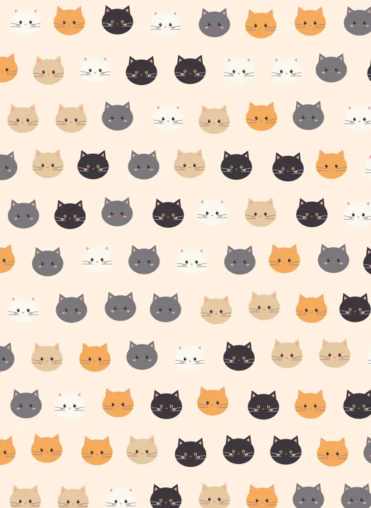 Cats bookmark design