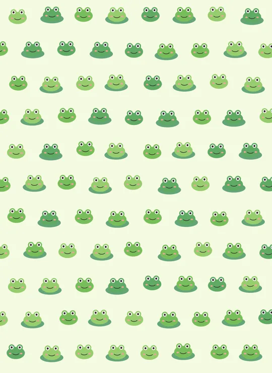 Frogs bookmark design