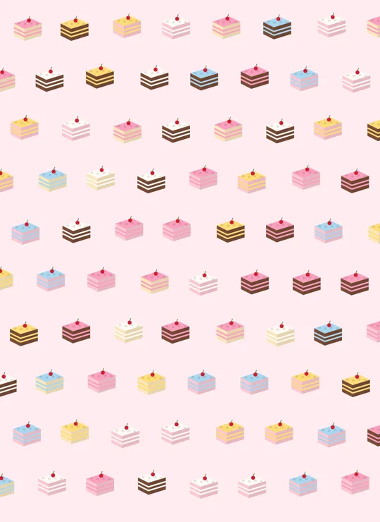 Cake Slices bookmark design