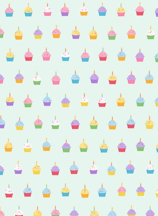 Cupcakes bookmark design
