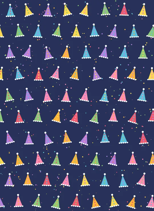 Party Hats bookmark design
