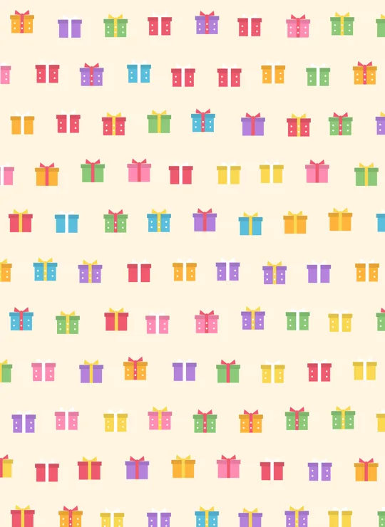 Presents bookmark design