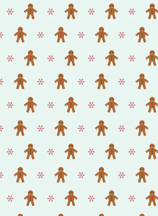 Gingerbread bookmark design
