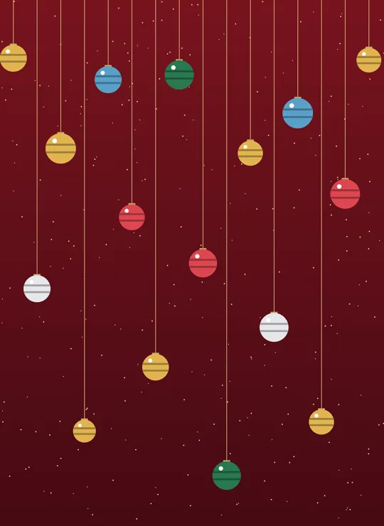 Ornaments bookmark design