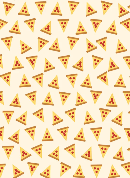 Pizza bookmark design
