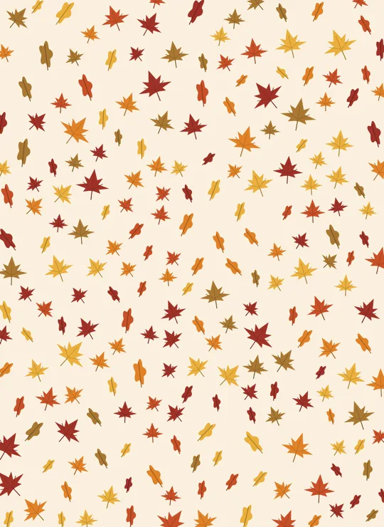 Fall Leaves bookmark design