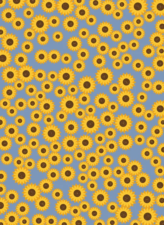 Sunflowers bookmark design