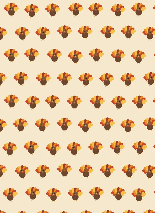 Turkeys bookmark design
