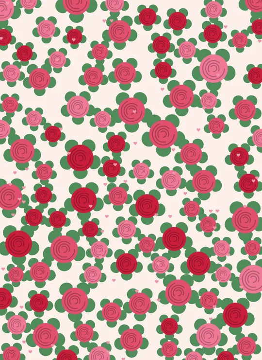 Roses bookmark design