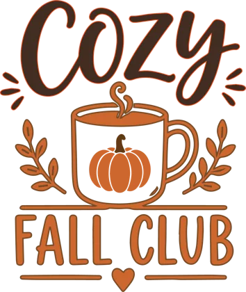 Cozy Fall Club sticker